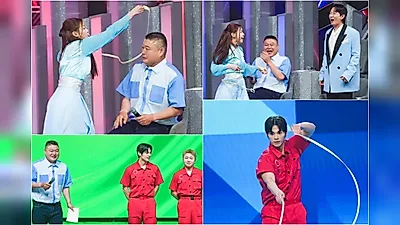"I got hit, I got hit" Kang Ho-dong struck in the face during Lee Sona's Kung Fu Noodle performance