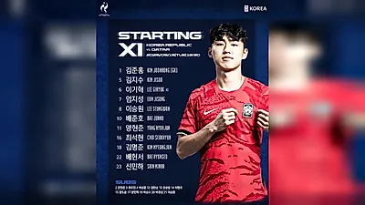 [Breaking News] Starting Lineup for Asian Games Men's U-23 Football Match Against Qatar